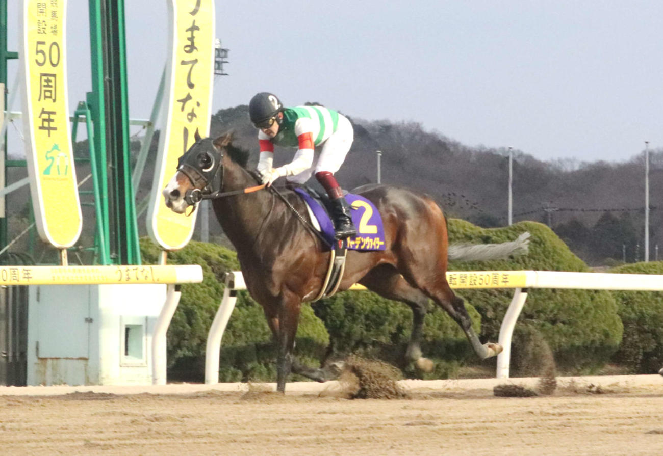 23年佐賀記念を制したバーデンヴァイラーと福永騎手
