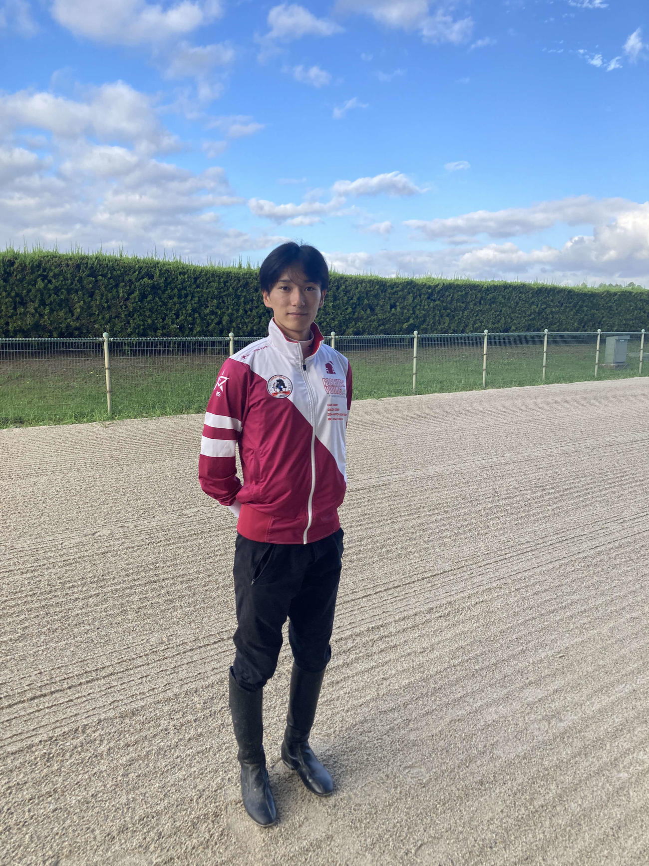 大一番への胸中を語った坂井瑠星騎手（撮影・太田尚樹）