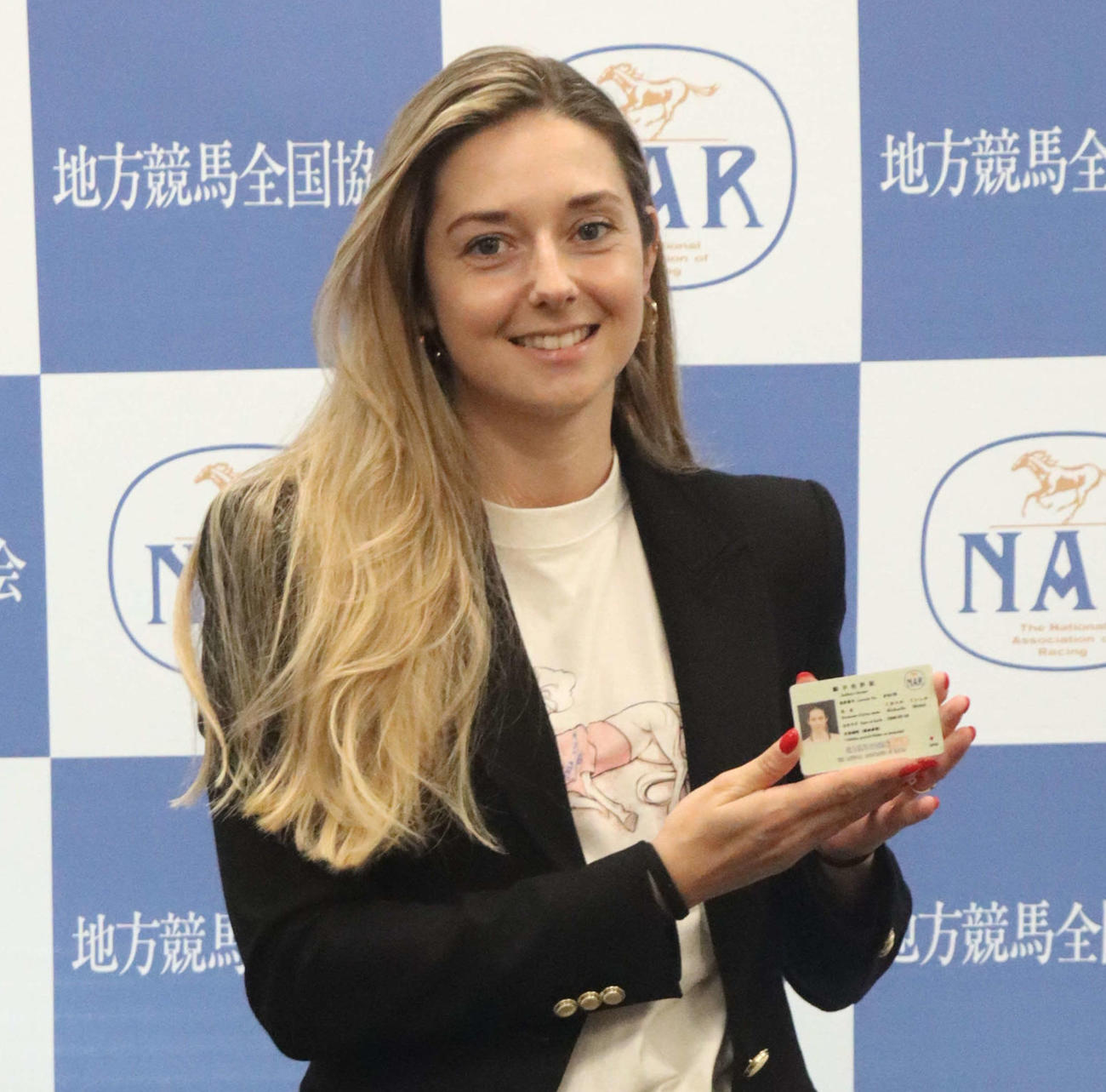 地方競馬の短期騎手免許を取得したミカエル・ミシェル騎手（提供：地方競馬全国協会）