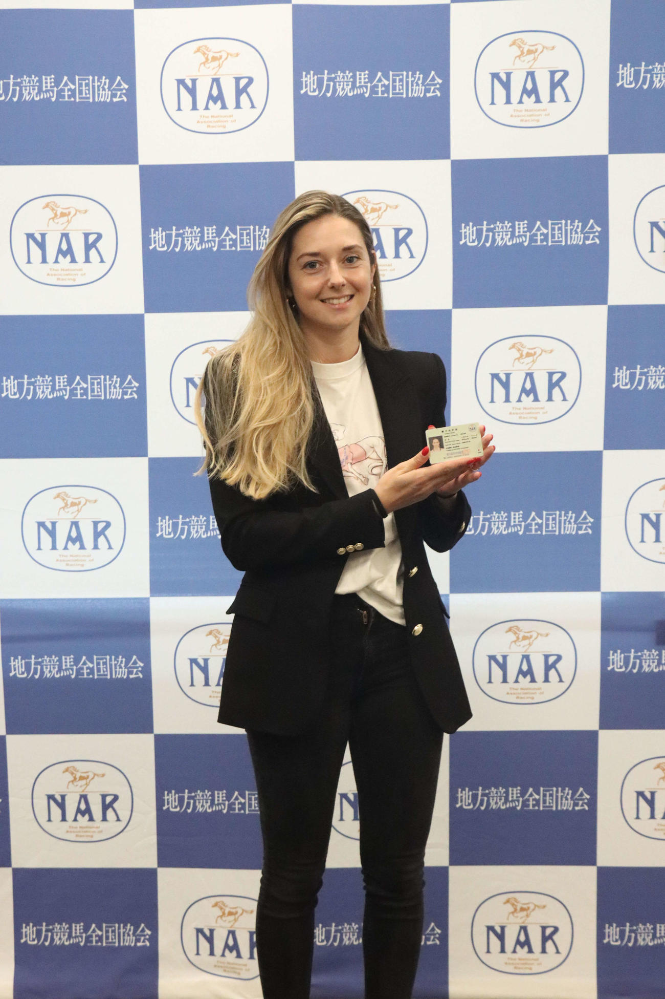 地方競馬の短期騎手免許を取得したミカエル・ミシェル騎手（提供：地方競馬全国協会）