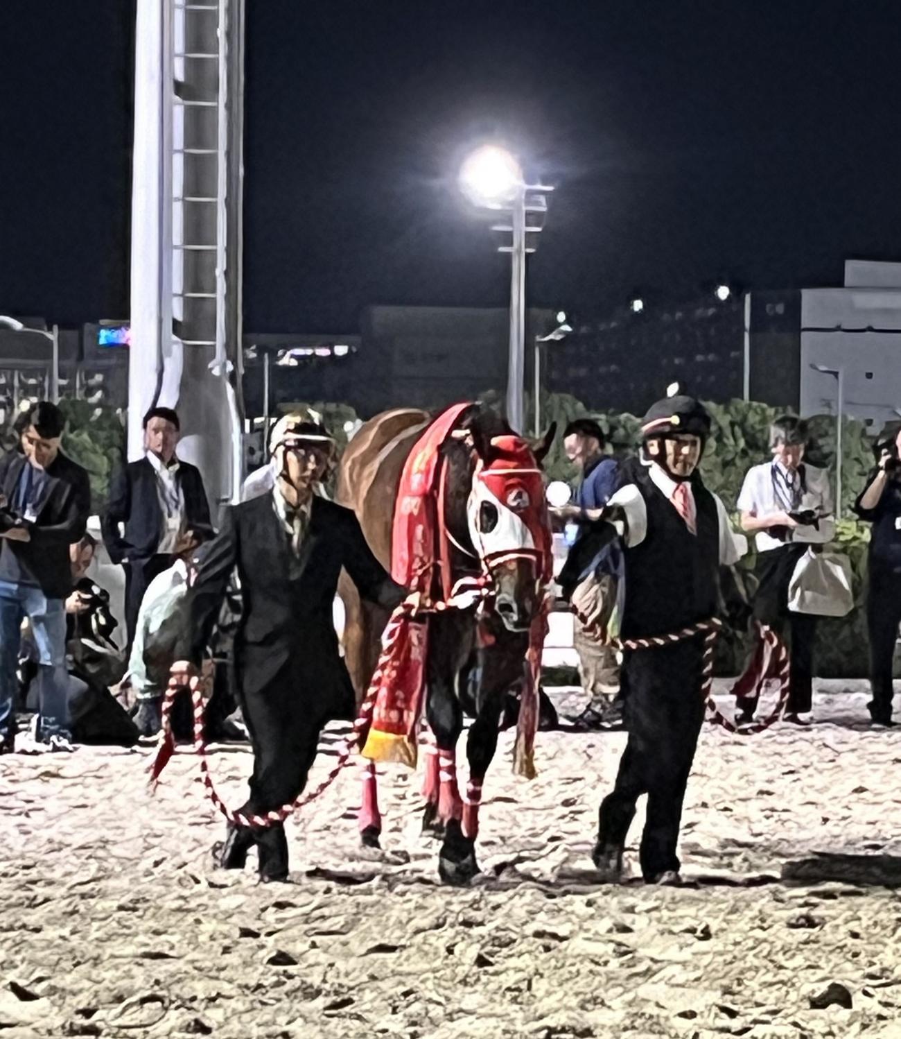優勝レイをかけたフォーエバーヤング