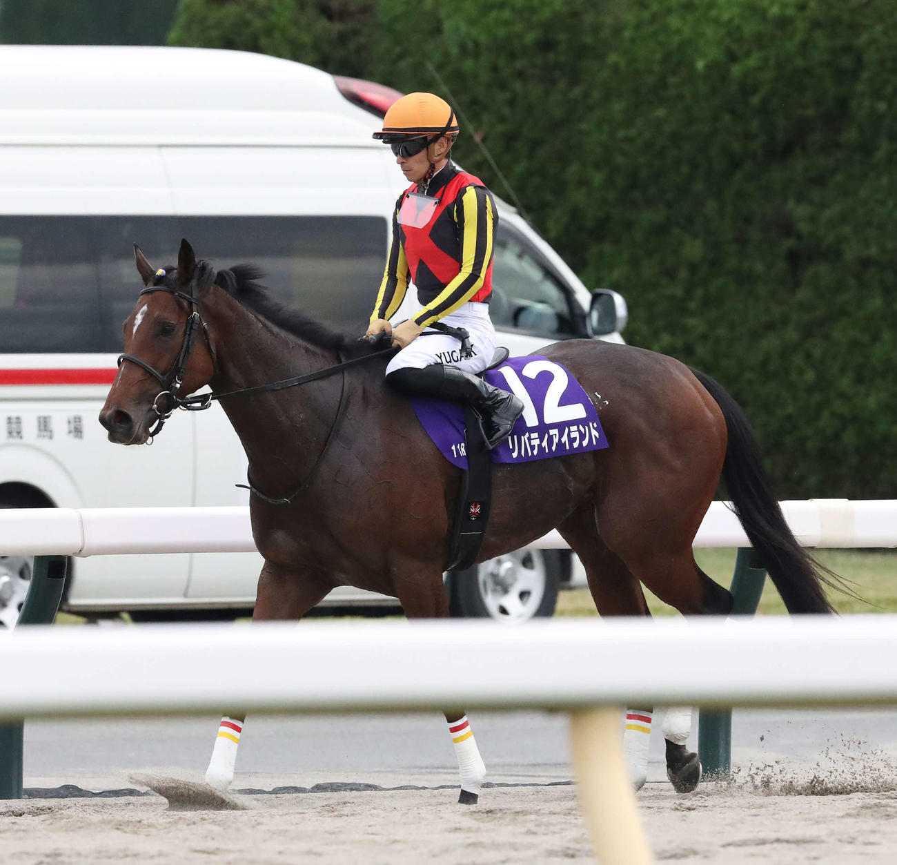 1番人気も13着に敗れたリバティアイランドと川田騎手（撮影・丹羽敏通）