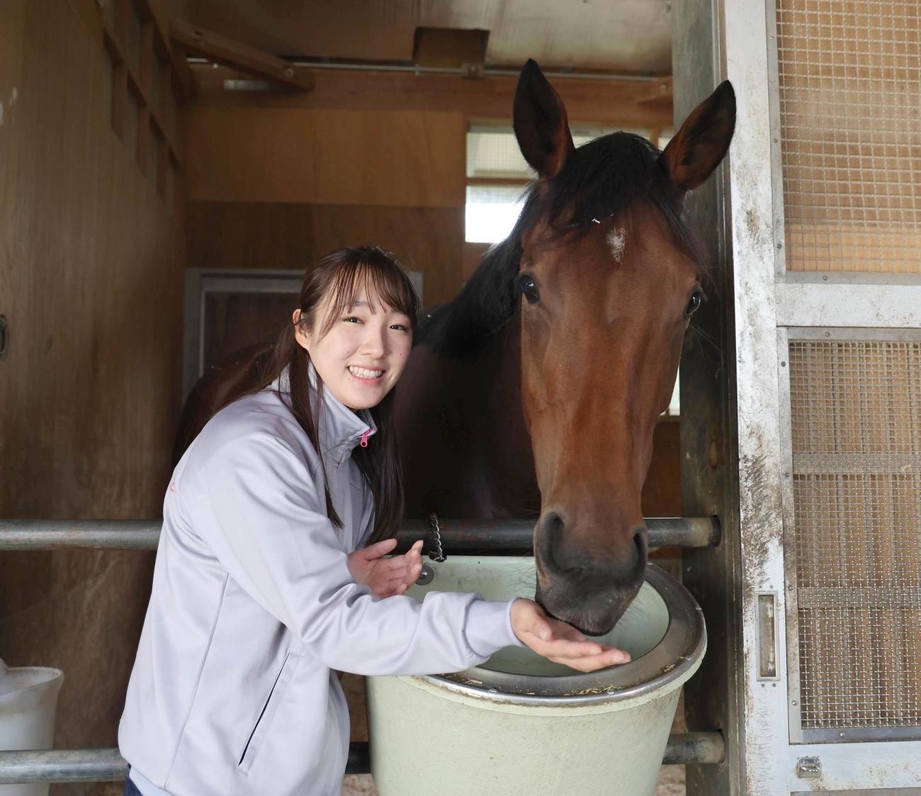 自らが名付け親となったスリールミニョンとファンタジーSに挑む永島騎手