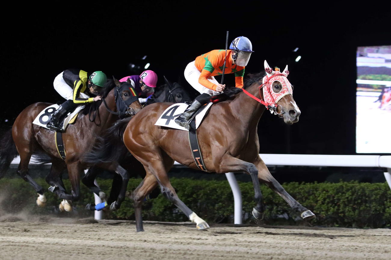 浦和11Rをナリサで制した浦和の室陽一朗騎手は地方競馬通算100勝を達成