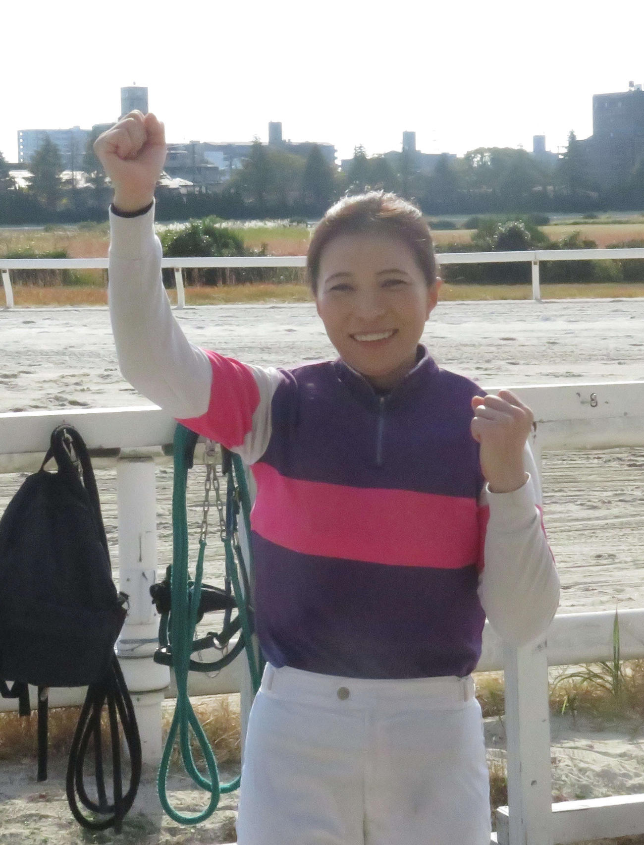 宮下瞳騎手(2021年11月18日撮影)
