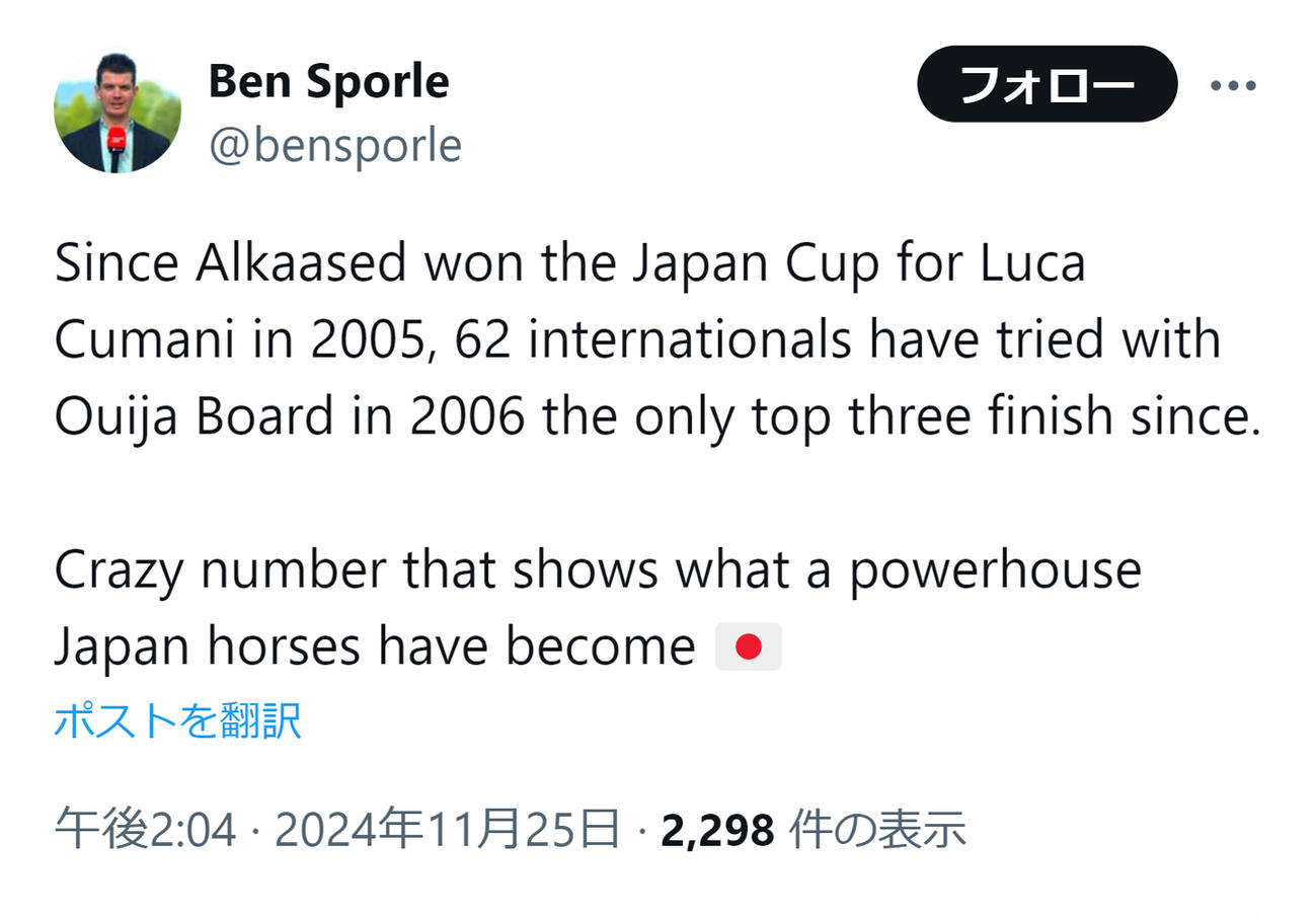 スポーレ記者のXから