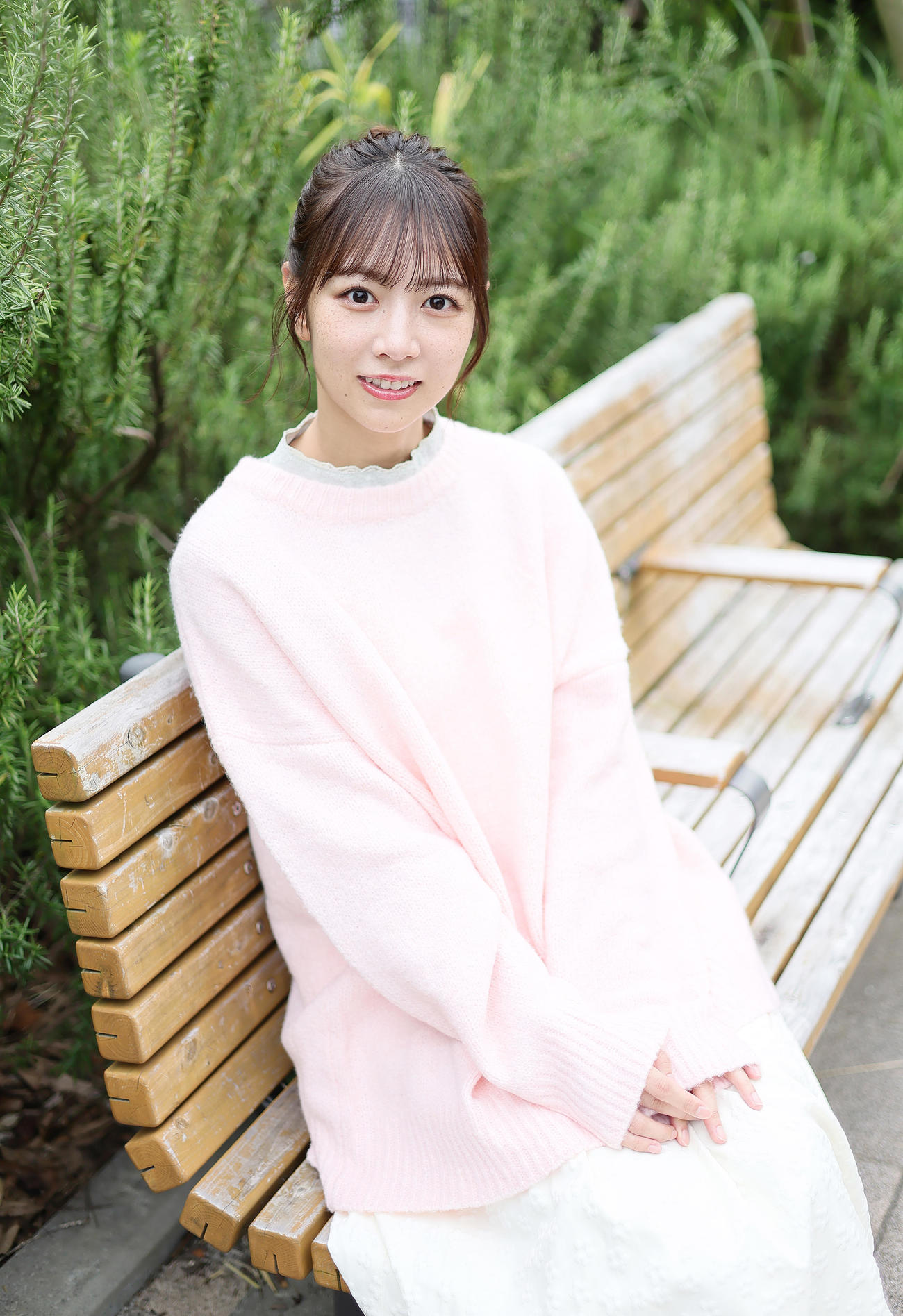 チャンピオンズCはレモンポップの連覇に期待した北野日奈子（撮影・足立雅史）