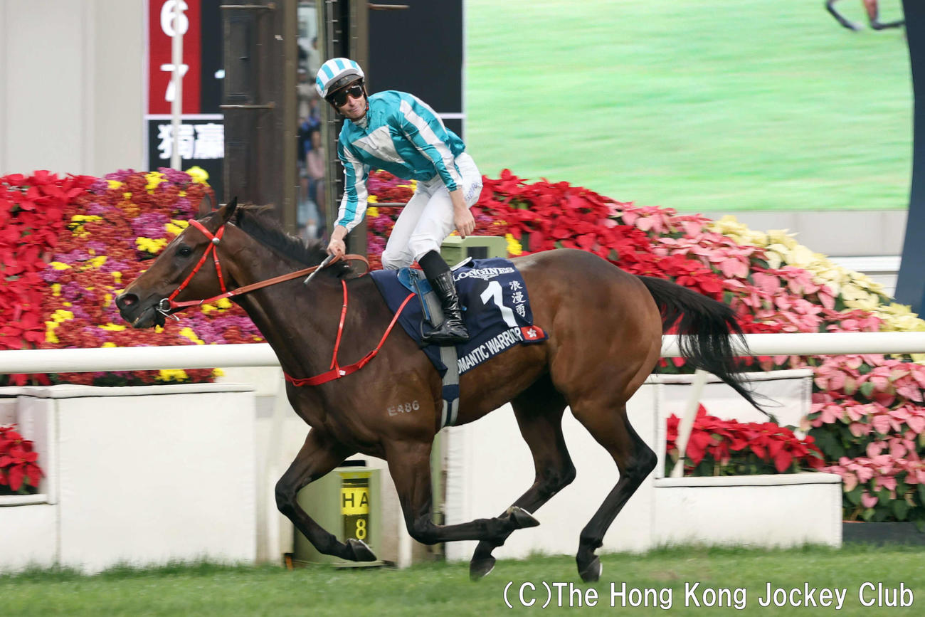 史上初の香港カップ3連覇を圧勝で決めたロマンチックウォリアー