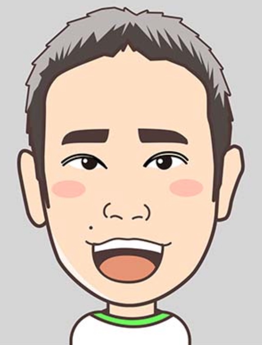 2年連続で有馬記念を的中している久野記者の似顔絵イラスト