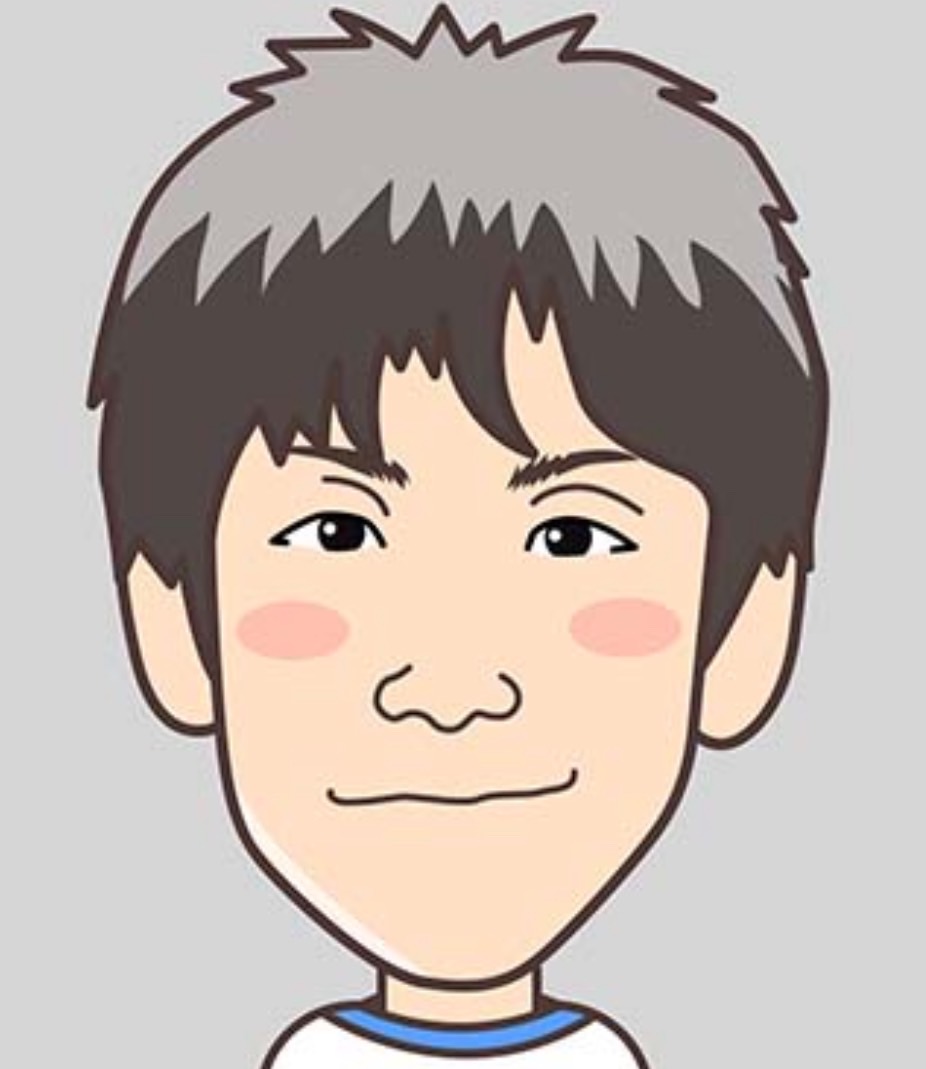 昨年の有馬記念を的中した井上記者の似顔絵イラスト