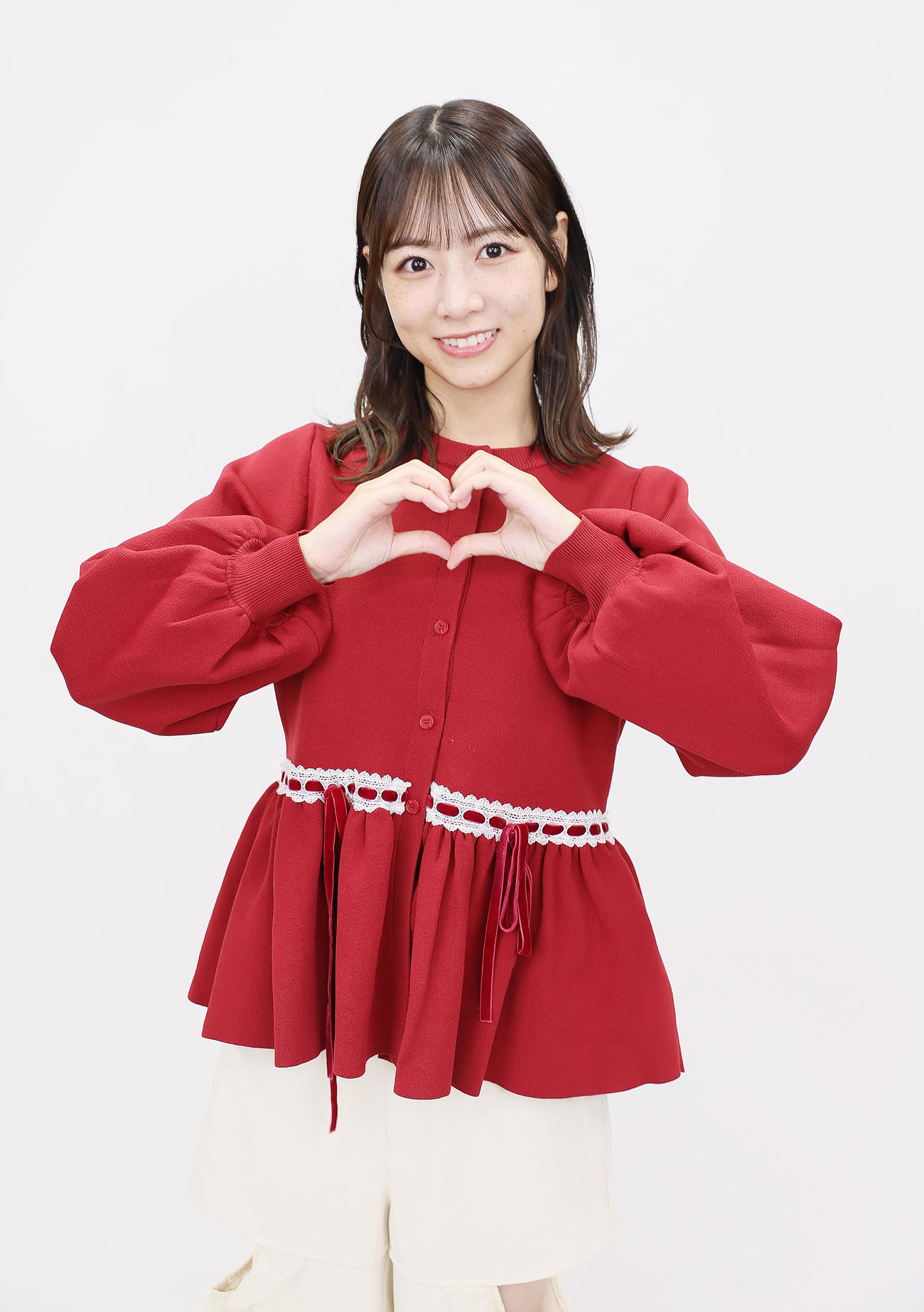 今年最後の「きいちゃんのG1推し」は、ダノンデサイルを本命に指名して4連勝締めを狙う北野日奈子（撮影・足立雅史）