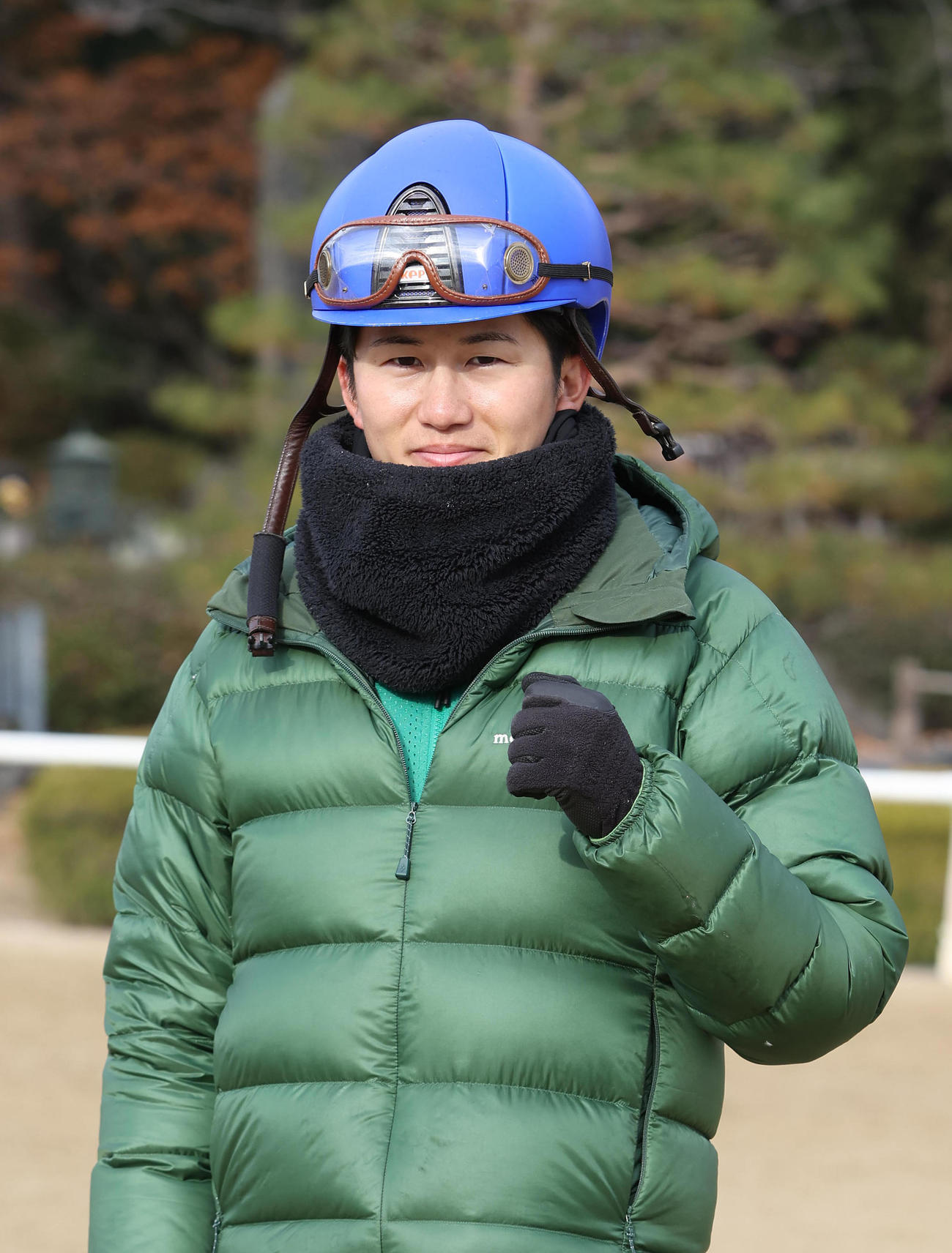 障害リーディングへ意欲を見せる小牧騎手（撮影・白石智彦）