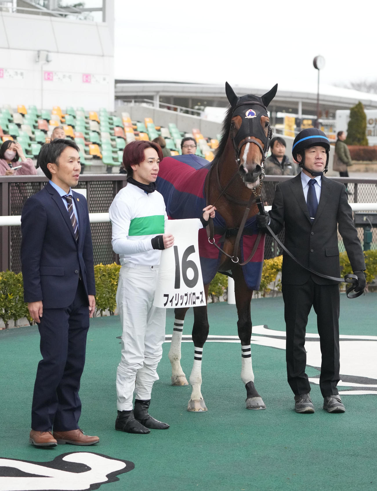 中京3R、3歳新馬戦を制したフィリップバローズ（撮影・森本幸一）