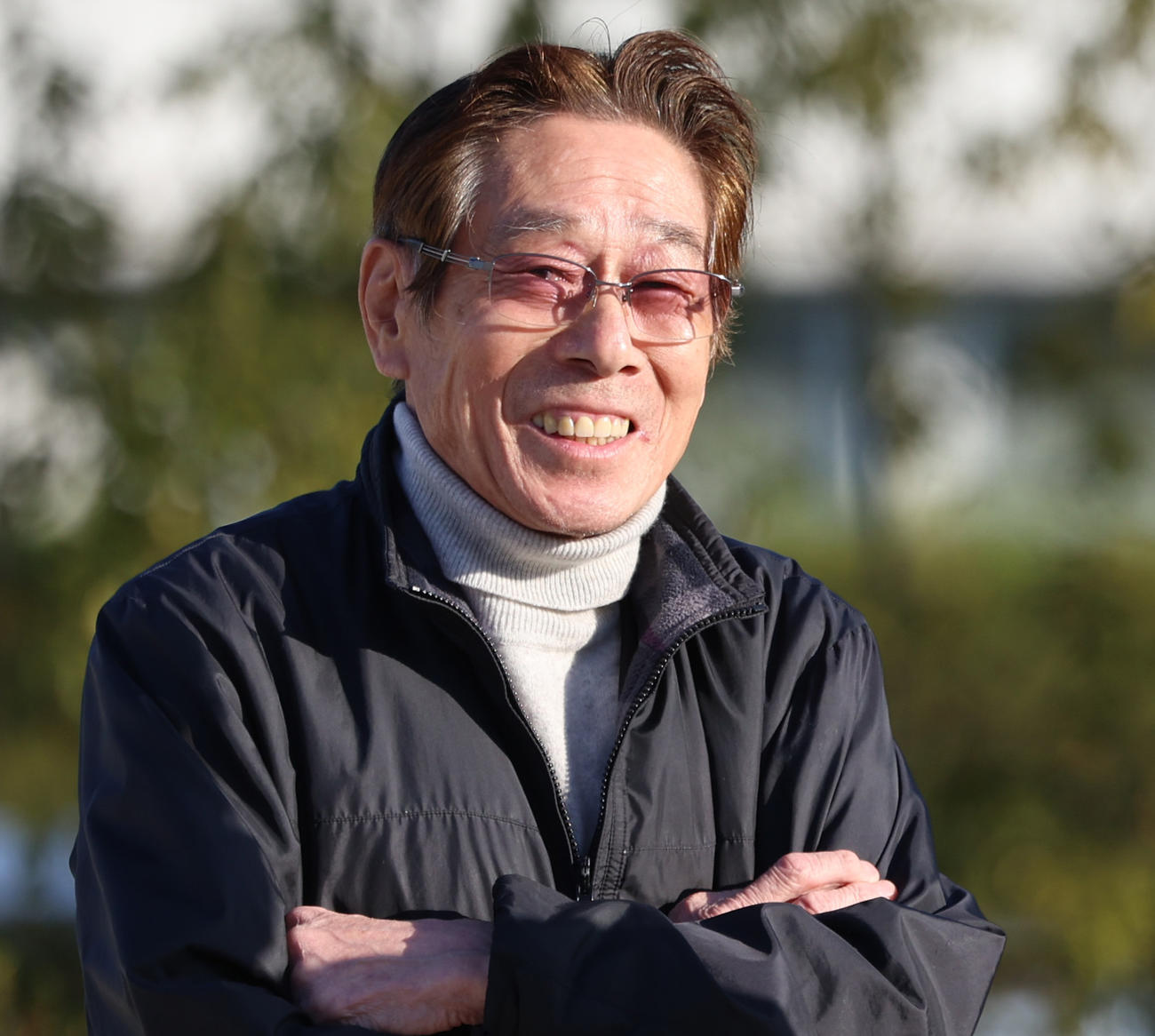 河内洋調教師（23年11月29日撮影）