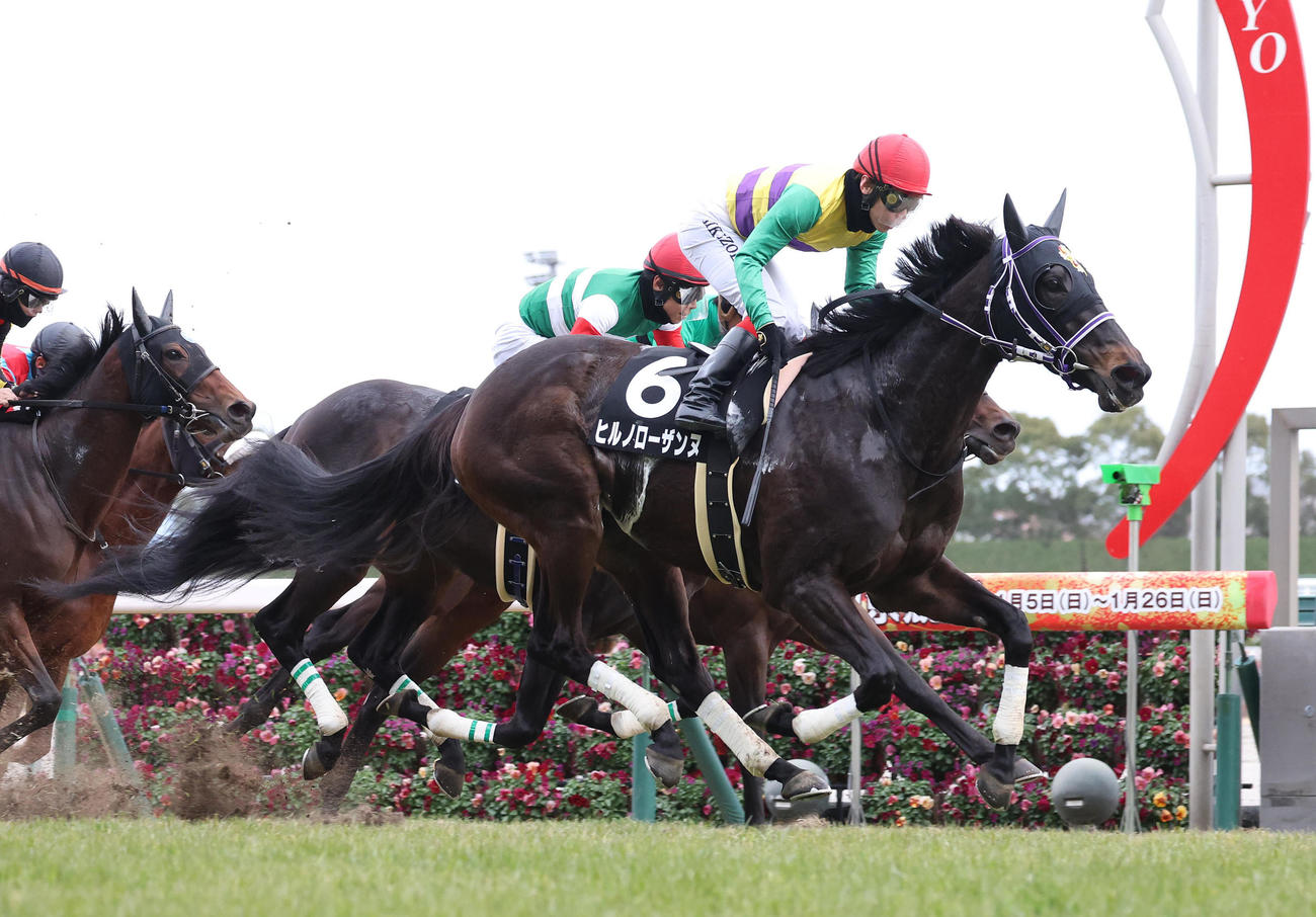 新春Sをヒルノローザンヌで制した池添騎手はJRA通算1400勝を達成する（撮影・白石智彦）