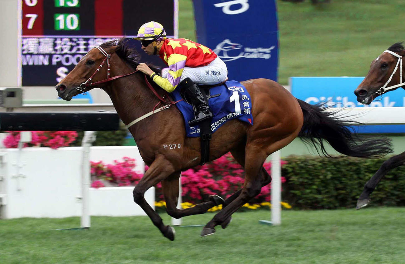 デザインズオンローム（（C）The Hong Kong Jockey Club）
