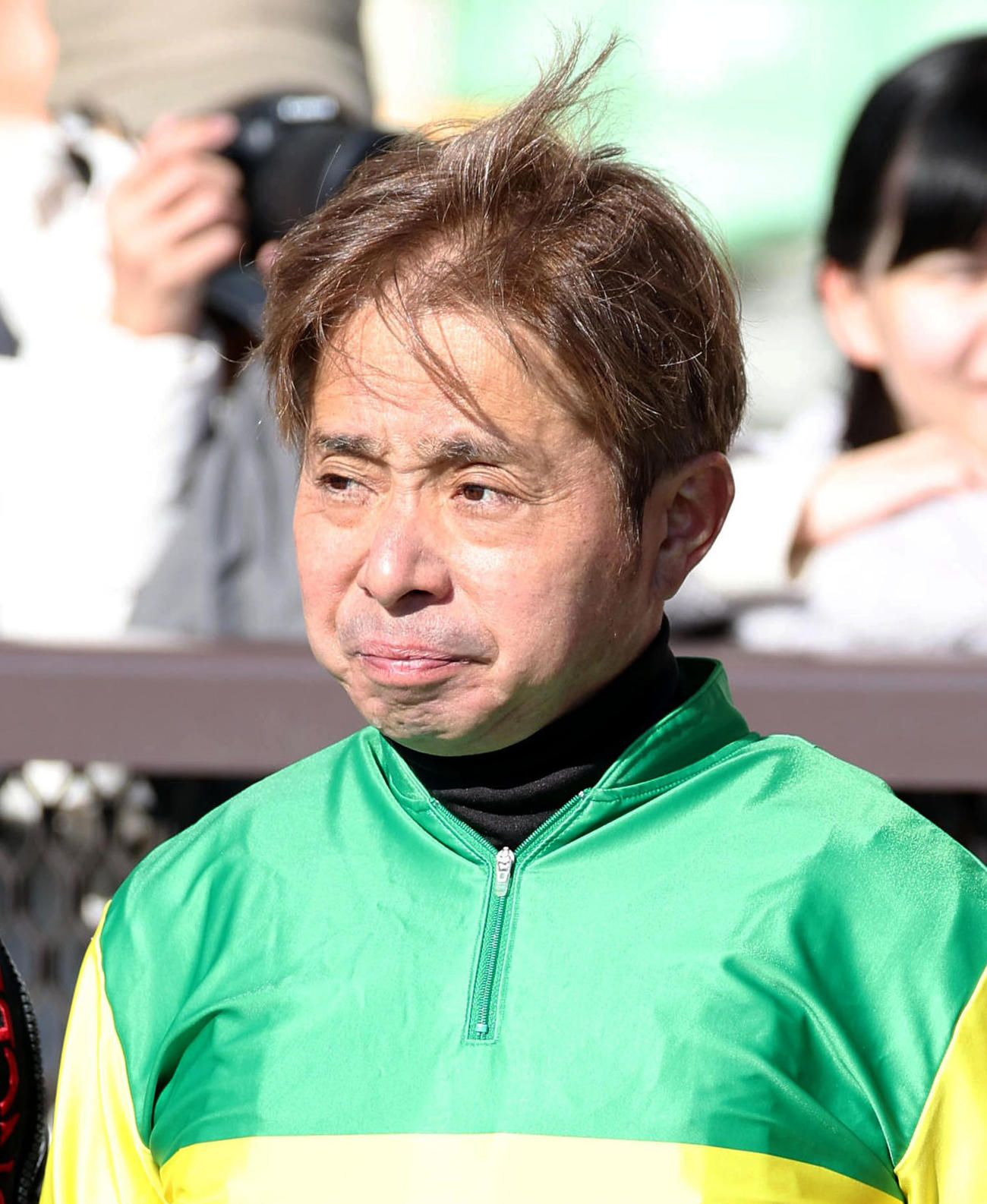 中京1Rをエコロレオナで勝利した岩田康騎手（撮影・白石智彦）