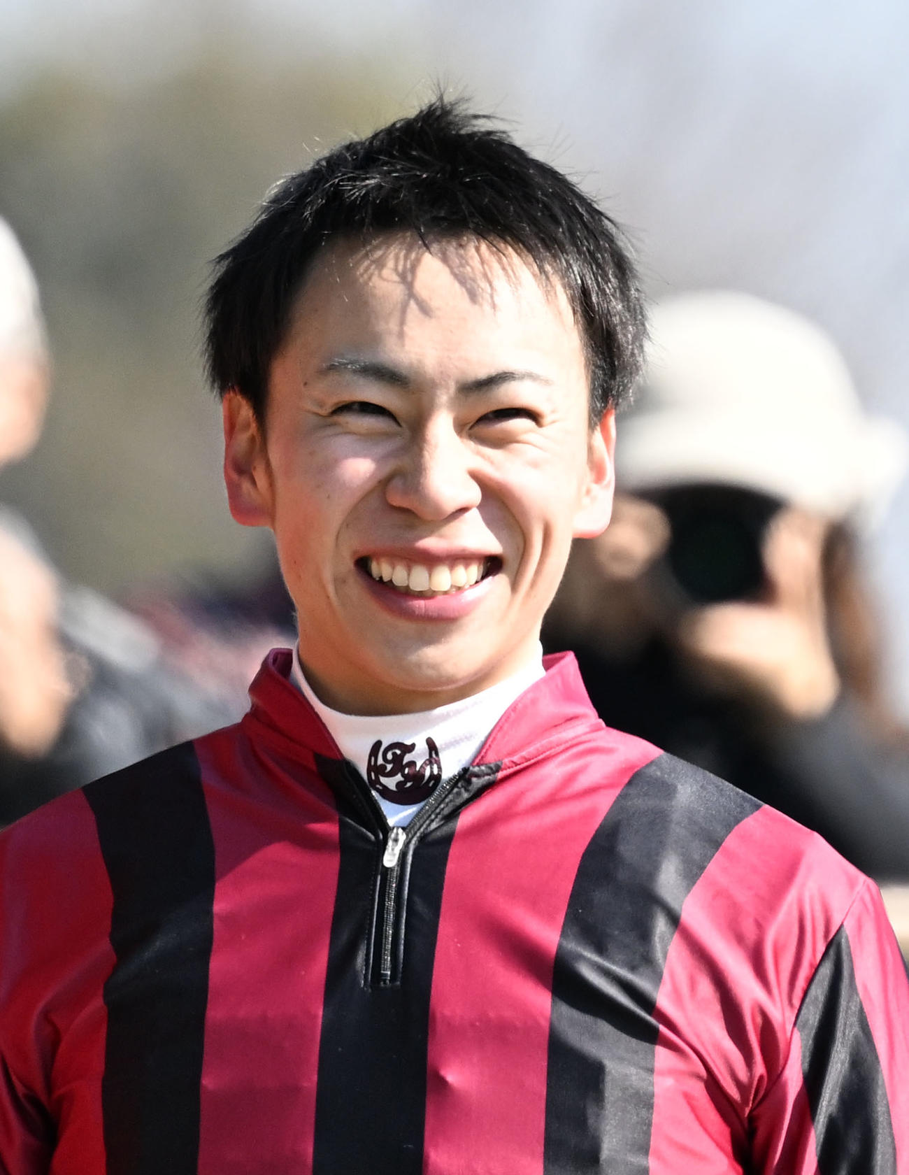 東京4R、3歳1勝クラスをヘニーガイストで制した横山武騎手（撮影・千葉一成）