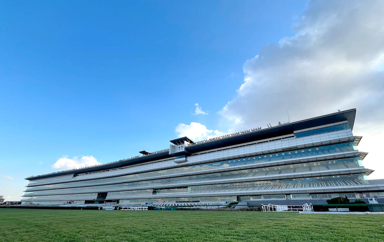 スタンド内がリニューアルされた阪神競馬場（撮影・白石智彦）