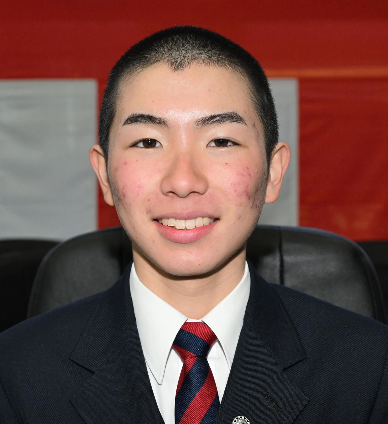 競馬学校騎手課程41期生の卒業式に出席した田山旺佑（撮影・千葉一成）
