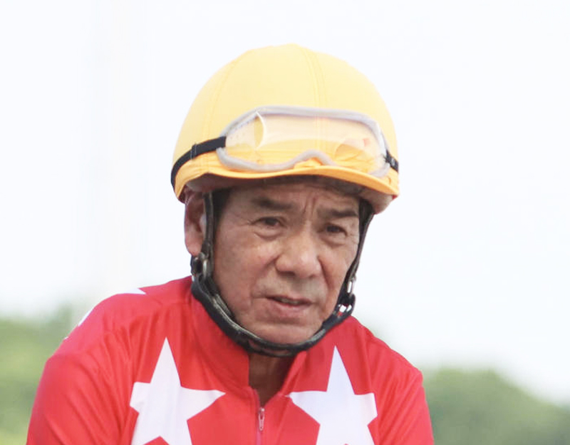 的場文男騎手（2024年7月8日撮影）