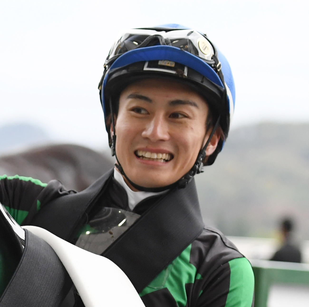 富田暁騎手（2023年11月12日撮影）