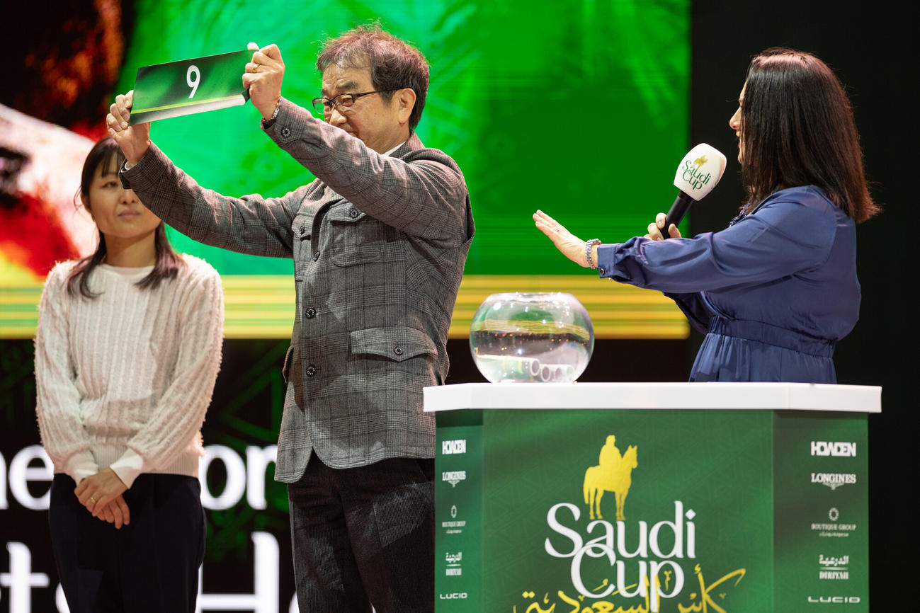 ラムジェットの佐々木師（C）Jockey Club of Saudi Arabia／Neville Hopwood