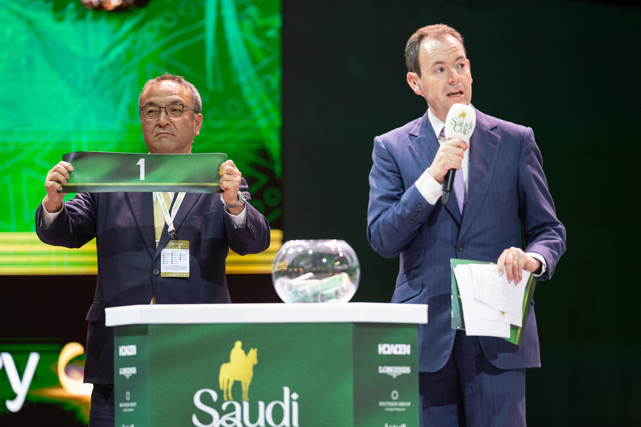 ウシュバテソーロの高木師（C）Jockey Club of Saudi Arabia／Neville Hopwood