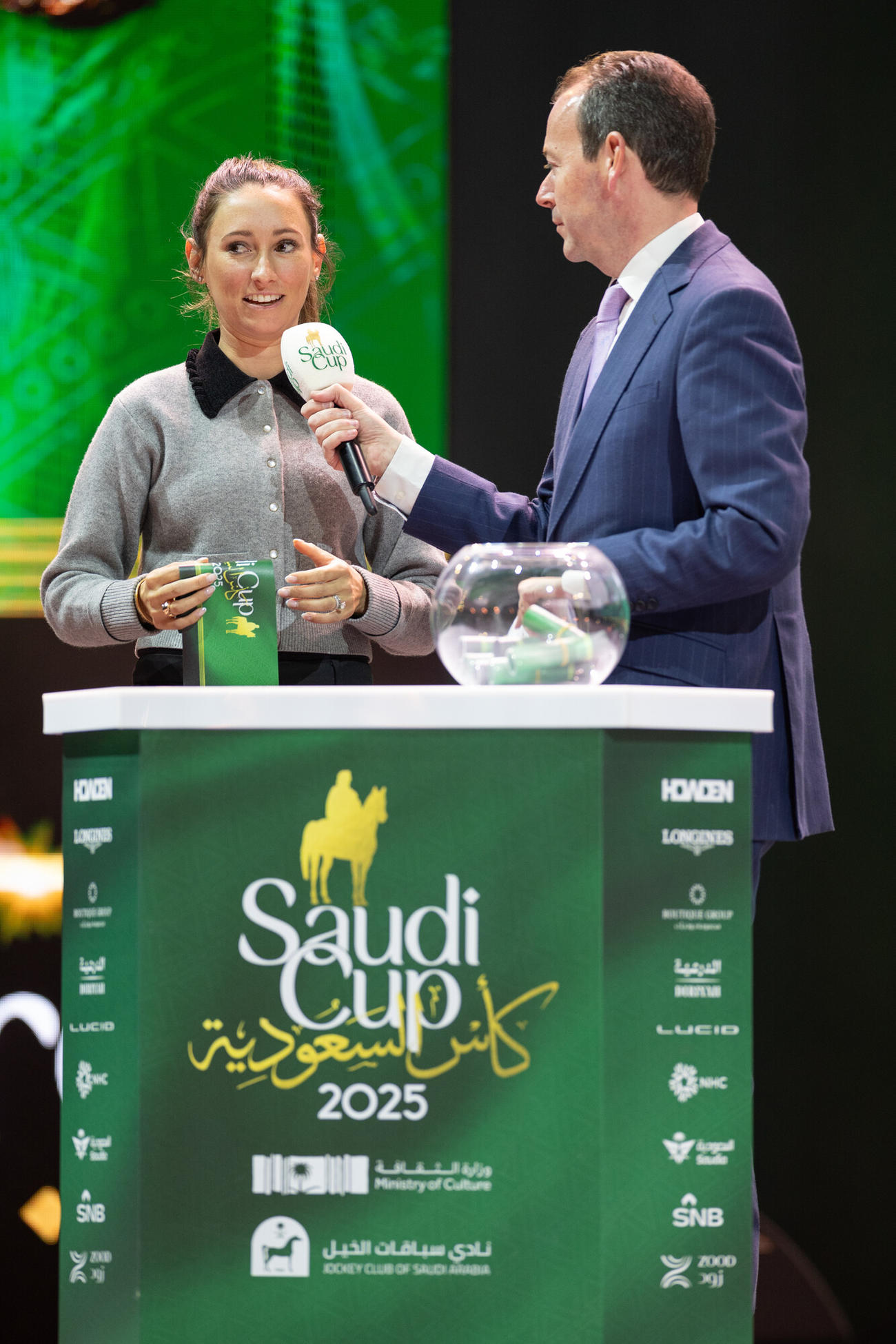 ロマンチックウォリアーのケイトリン夫人（C）Jockey Club of Saudi Arabia／Neville Hopwood