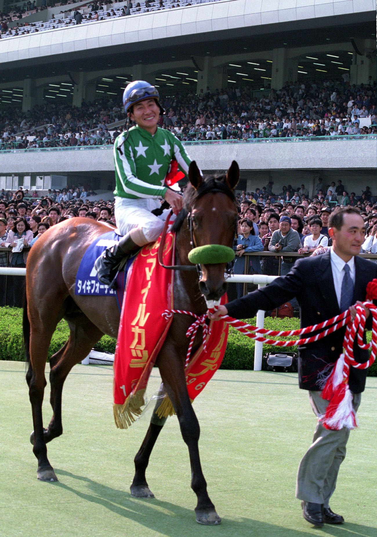 96年第1回NHKマイルカップ　優勝したタイキフォーチュン