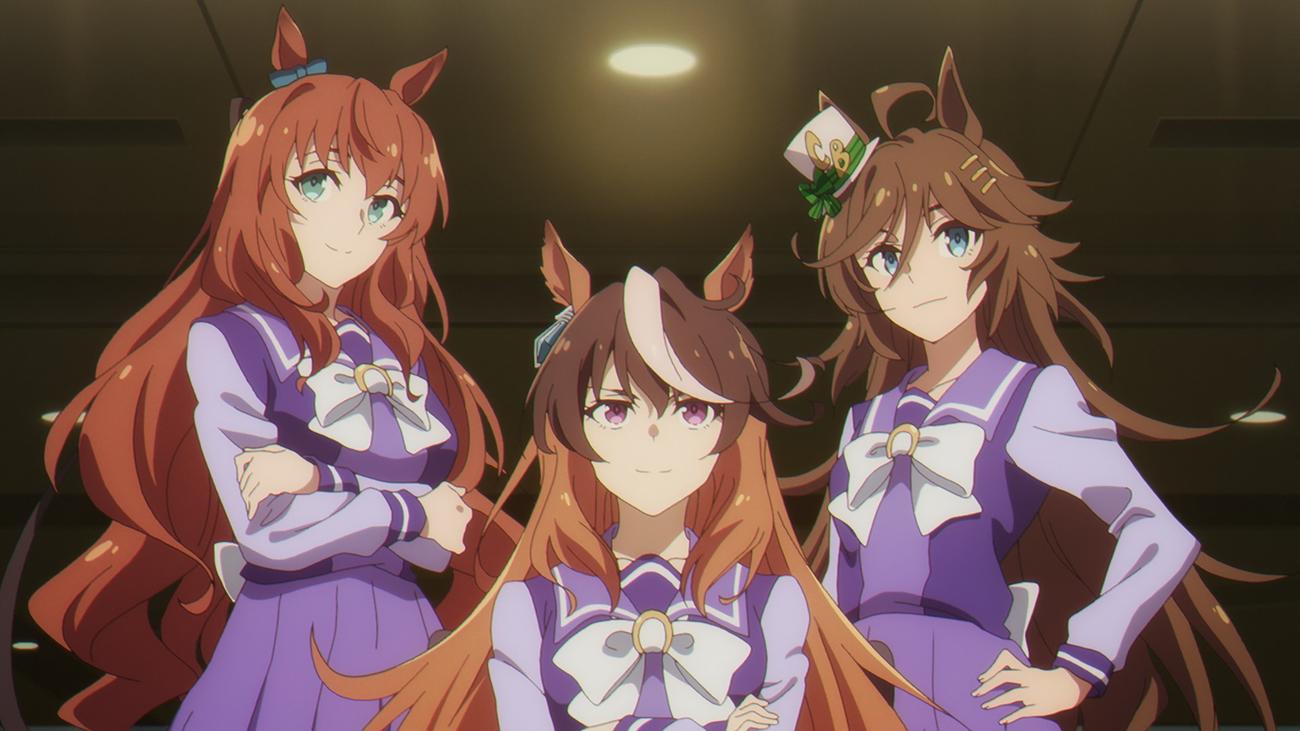 アニメ「ウマ娘シンデレラグレイ」のワンシーン(C)久住太陽・杉浦理史＆Pita・伊藤隼之介／集英社・ウマ娘シンデレラグレイ製作委員会(C) Cygames, Inc.