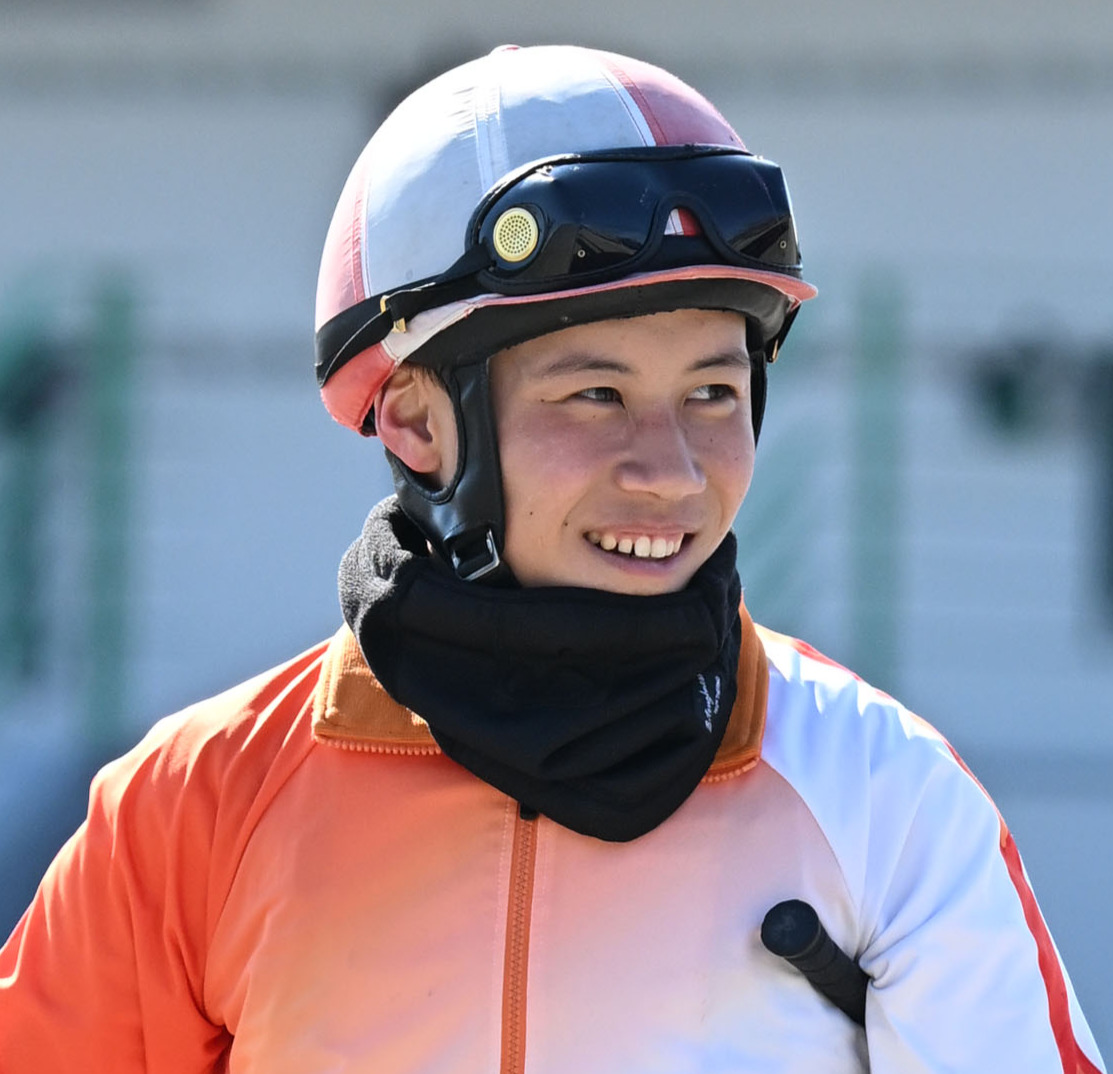 遠藤汰月騎手（2025年2月27日撮影）