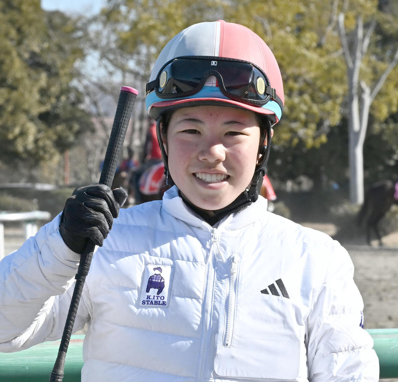 谷原柚希騎手（2025年2月撮影）