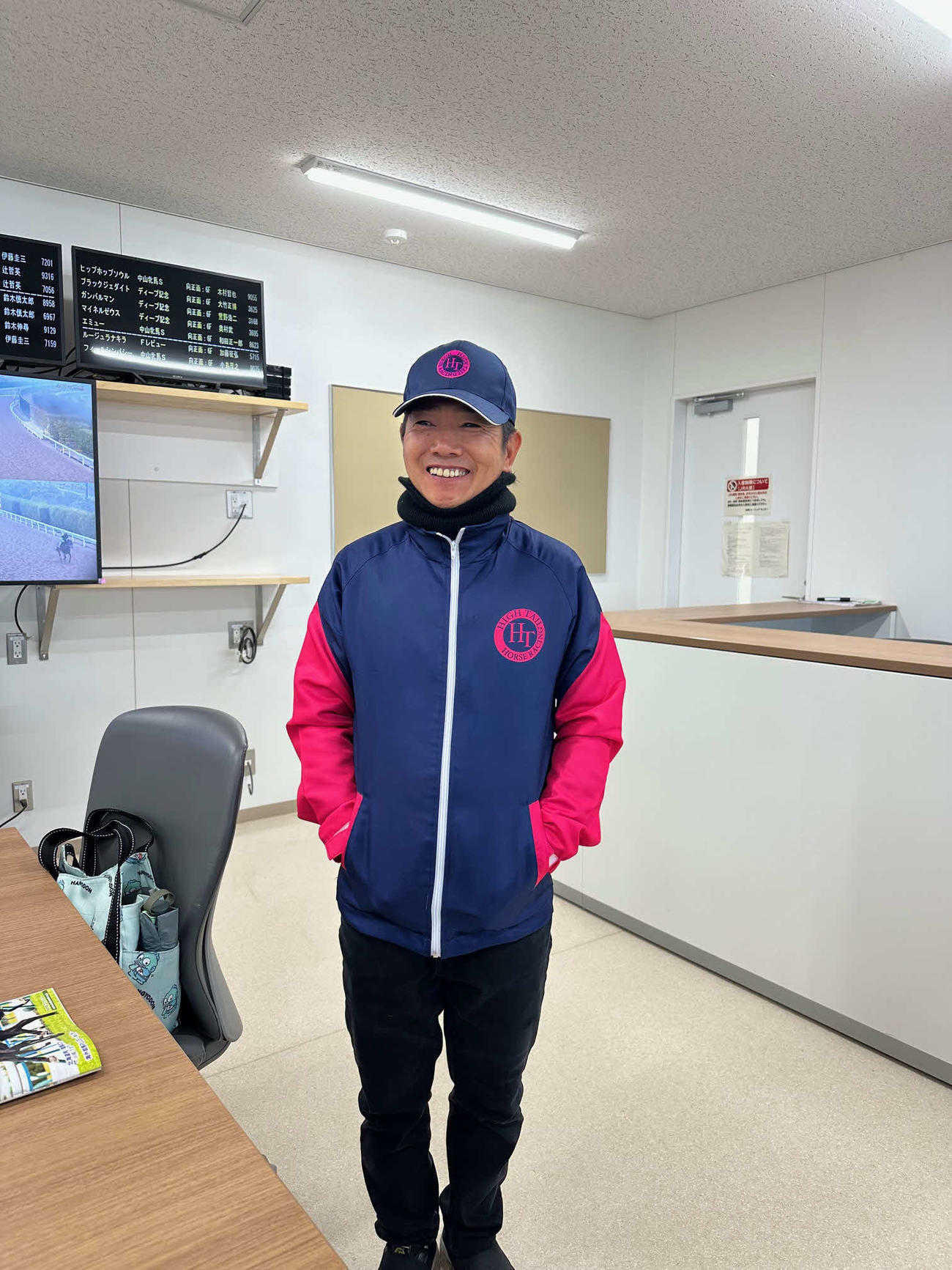 5日に厩舎を開業した田中勝春師