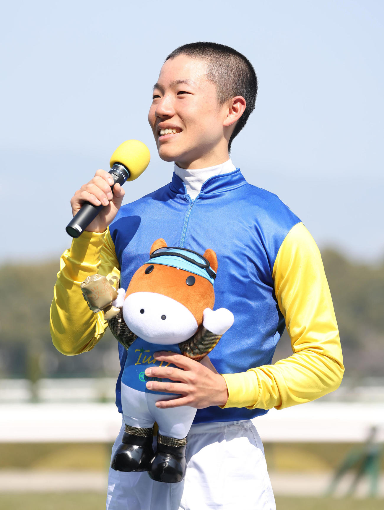 森田誠也騎手（2025年3月1日撮影）