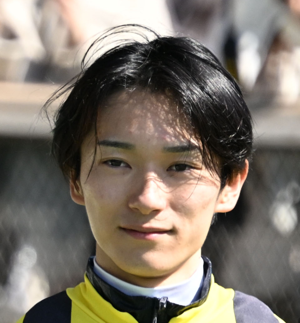 坂井瑠星騎手（25年2月撮影）