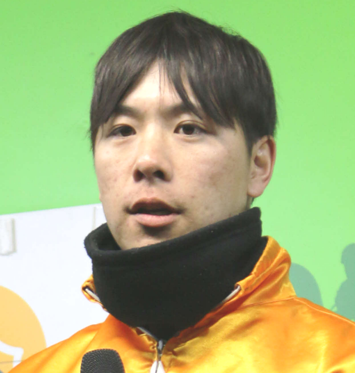 渡来心路騎手（2022年2月6日撮影）