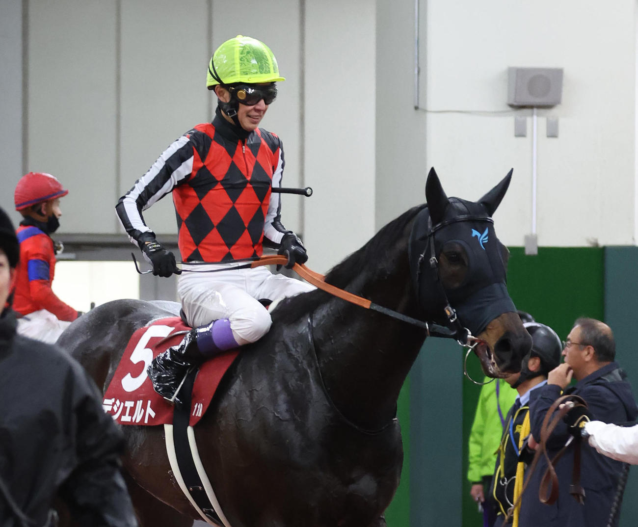 金鯱賞、4着に敗れたデシエルト（撮影・白石智彦）