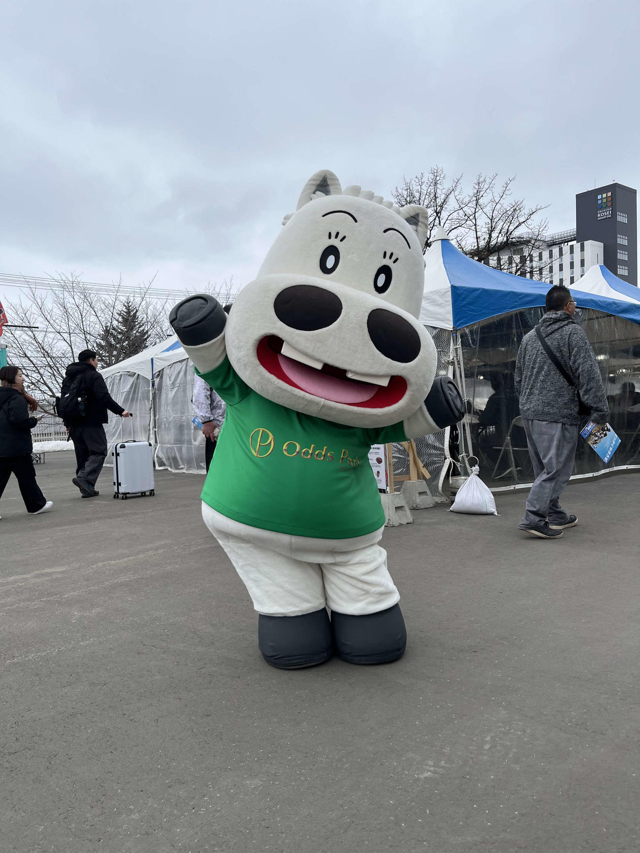 ばんえい記念当日の帯広競馬場（撮影・柏山自夢）