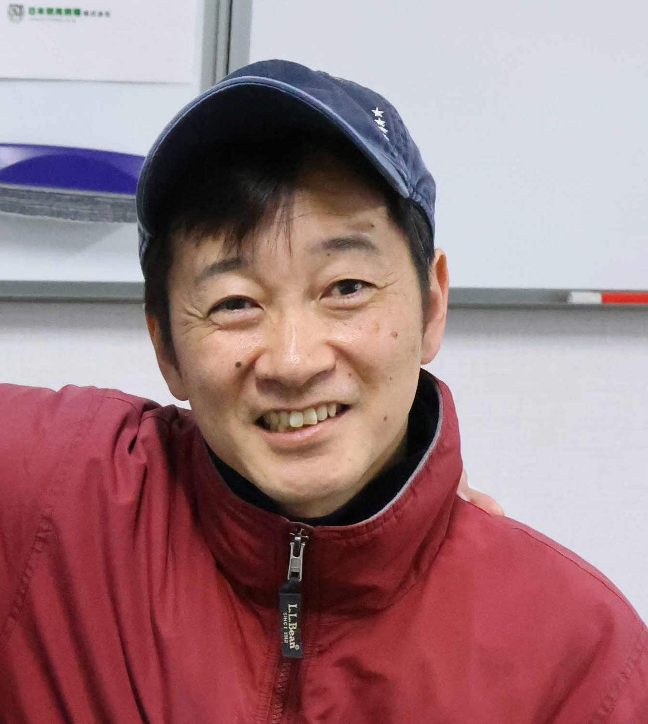 井上智史調教師（2025年3月5日撮影）