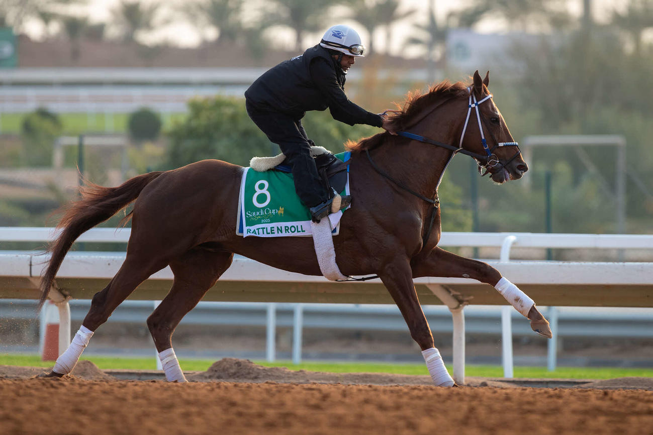 米国のラトルンロール（C）Jockey　Club　of　Saudi　Arabia／Ali　AlZenaidi