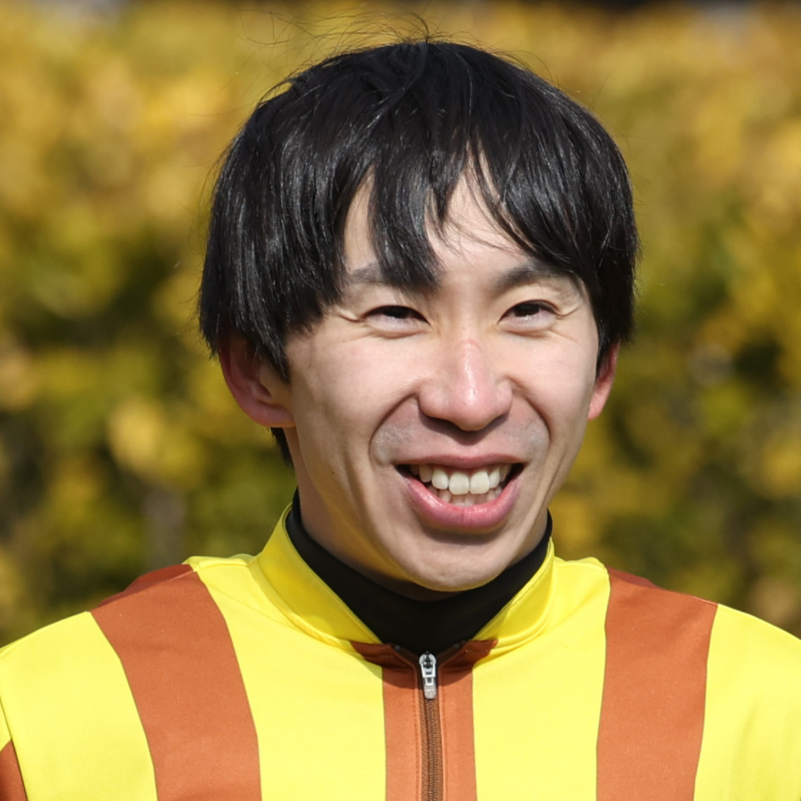 横山和生騎手（2025年1月25日撮影）