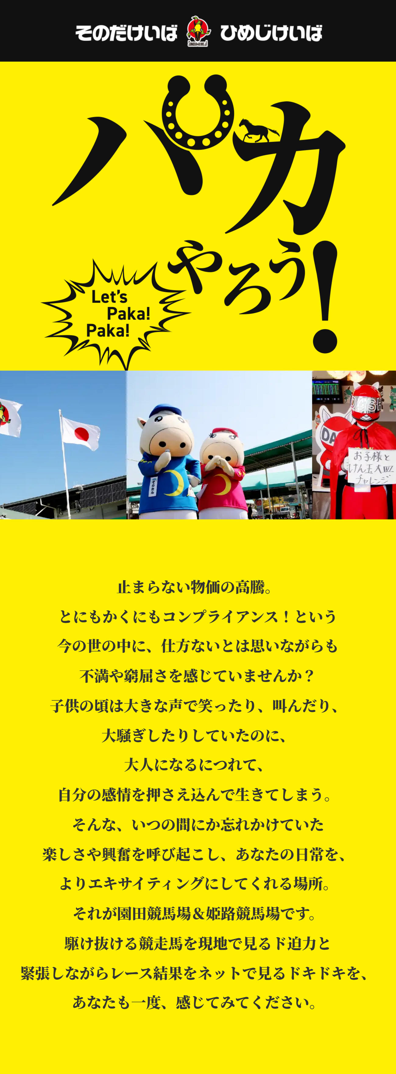 園田・姫路競馬場の公式HPから