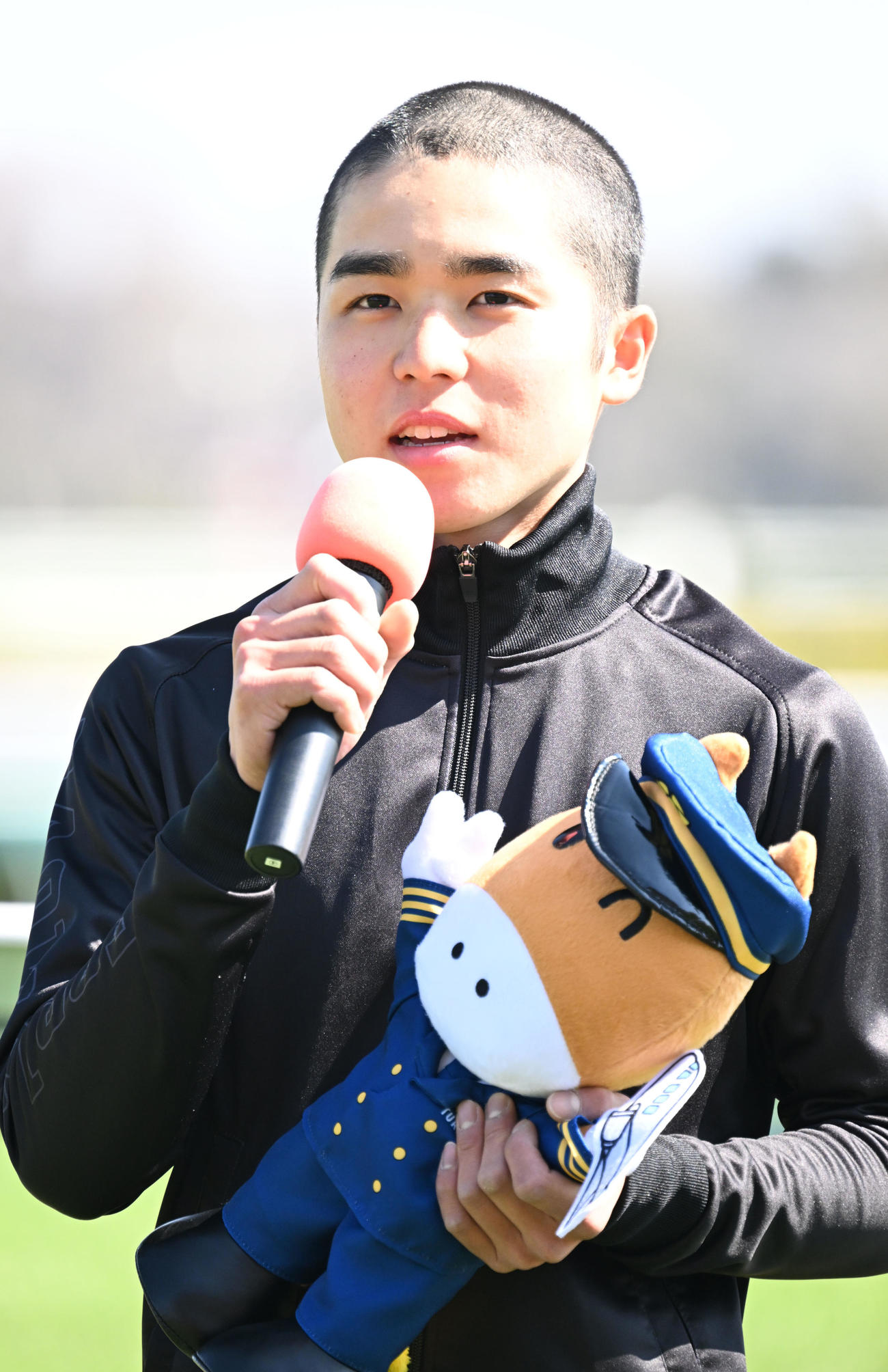 上里直汰騎手（2025年3月1日撮影）