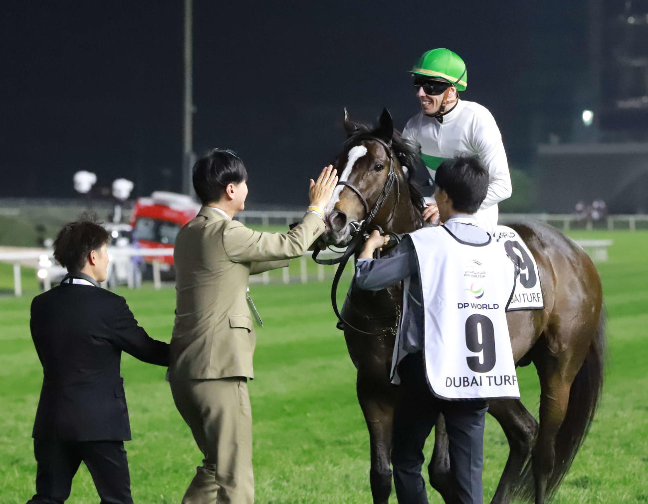ドバイターフを制したソウルラッシュ（撮影・桑原幹久）