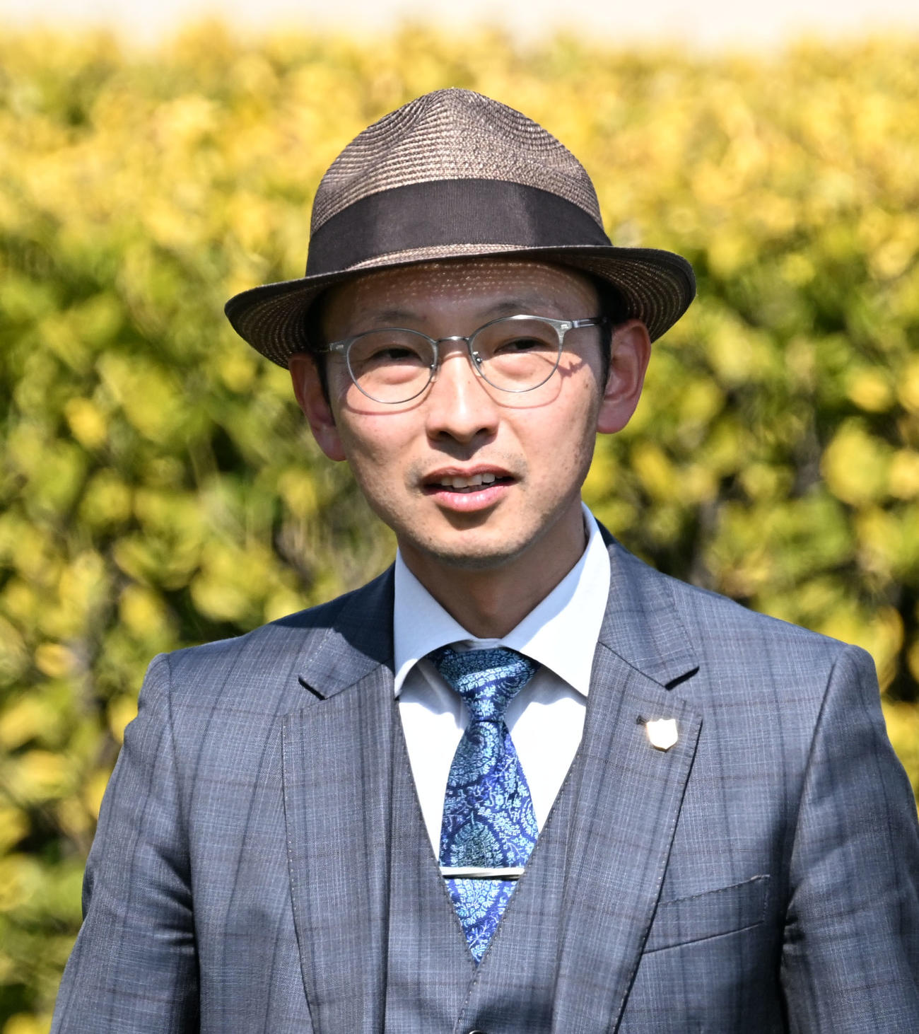 宮田敬介調教師（2025年3月撮影）