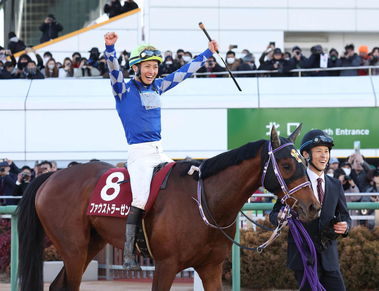 ファウストラーゼンで弥生賞を制した杉原騎手