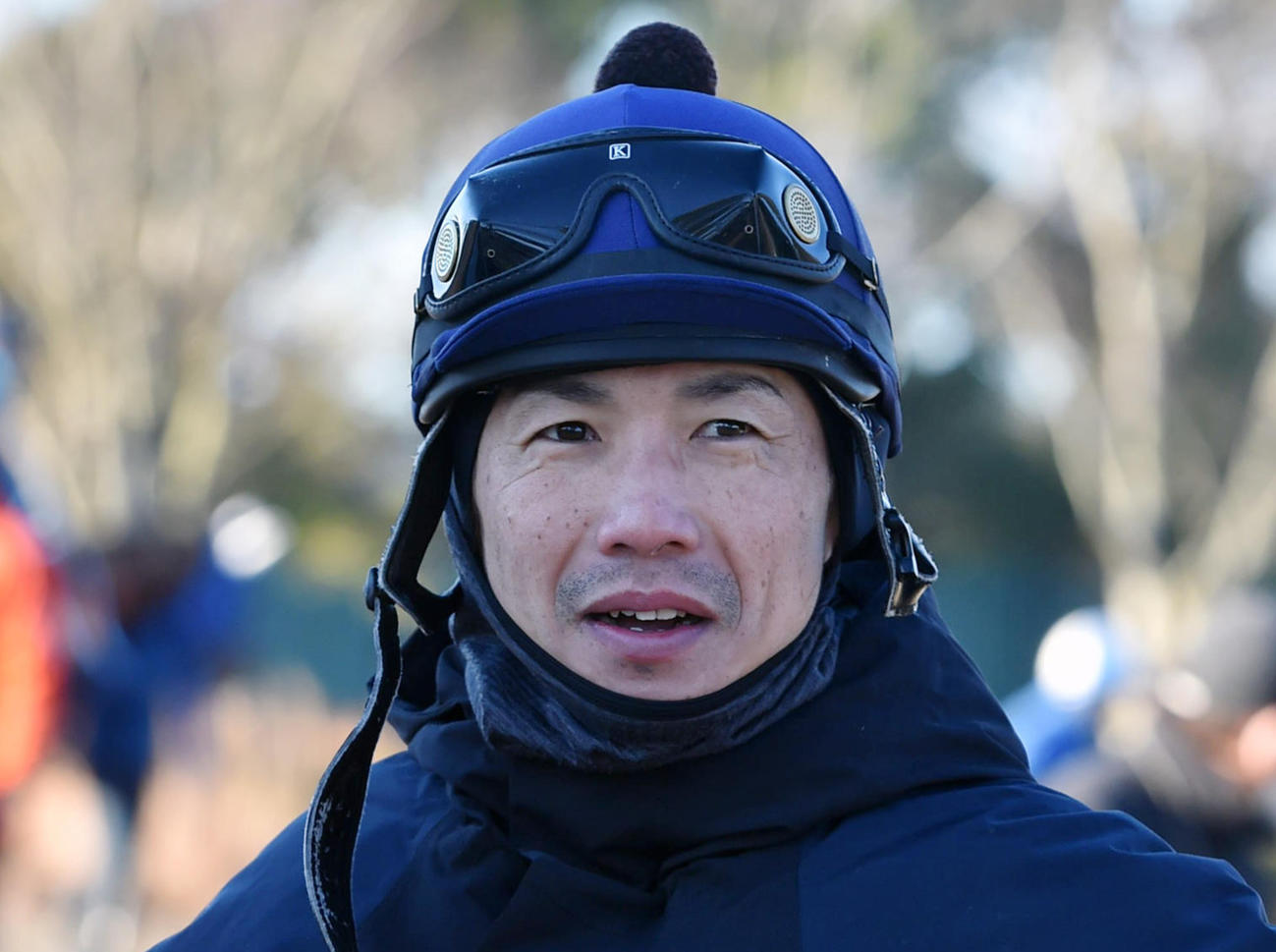松岡正海騎手（2022年1月3日撮影）