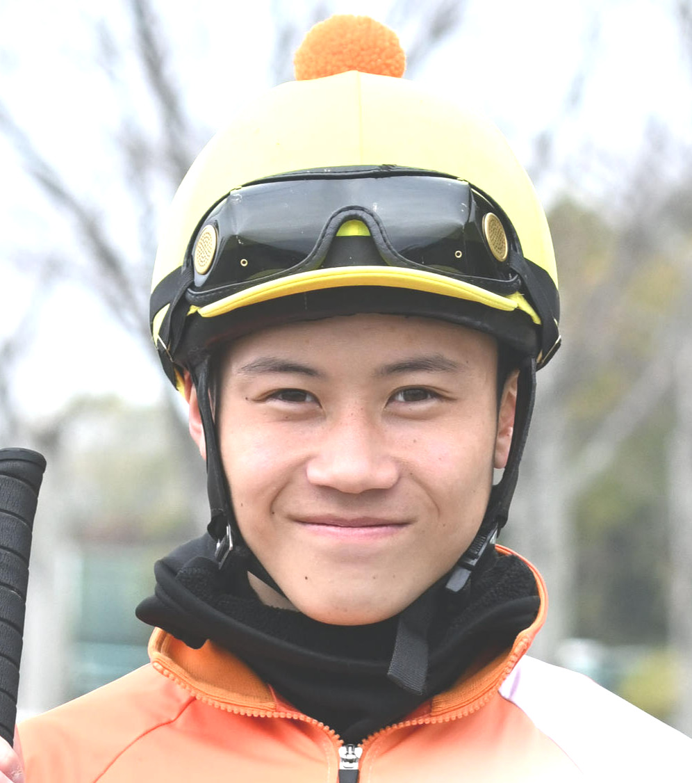 遠藤汰月騎手（2025年3月12日撮影）