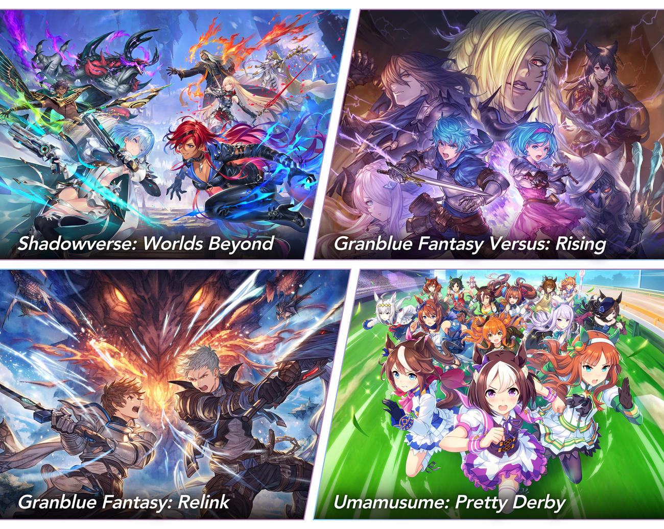 Cygamesの出展ブースで試遊できるゲーム（提供画像）